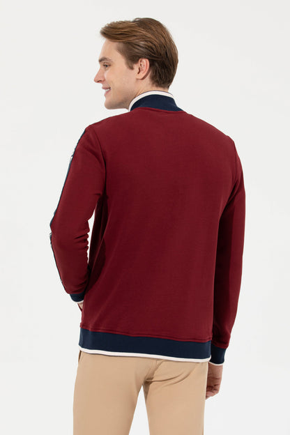 Red Knitting Cardigan U.S. Polo Assn.
