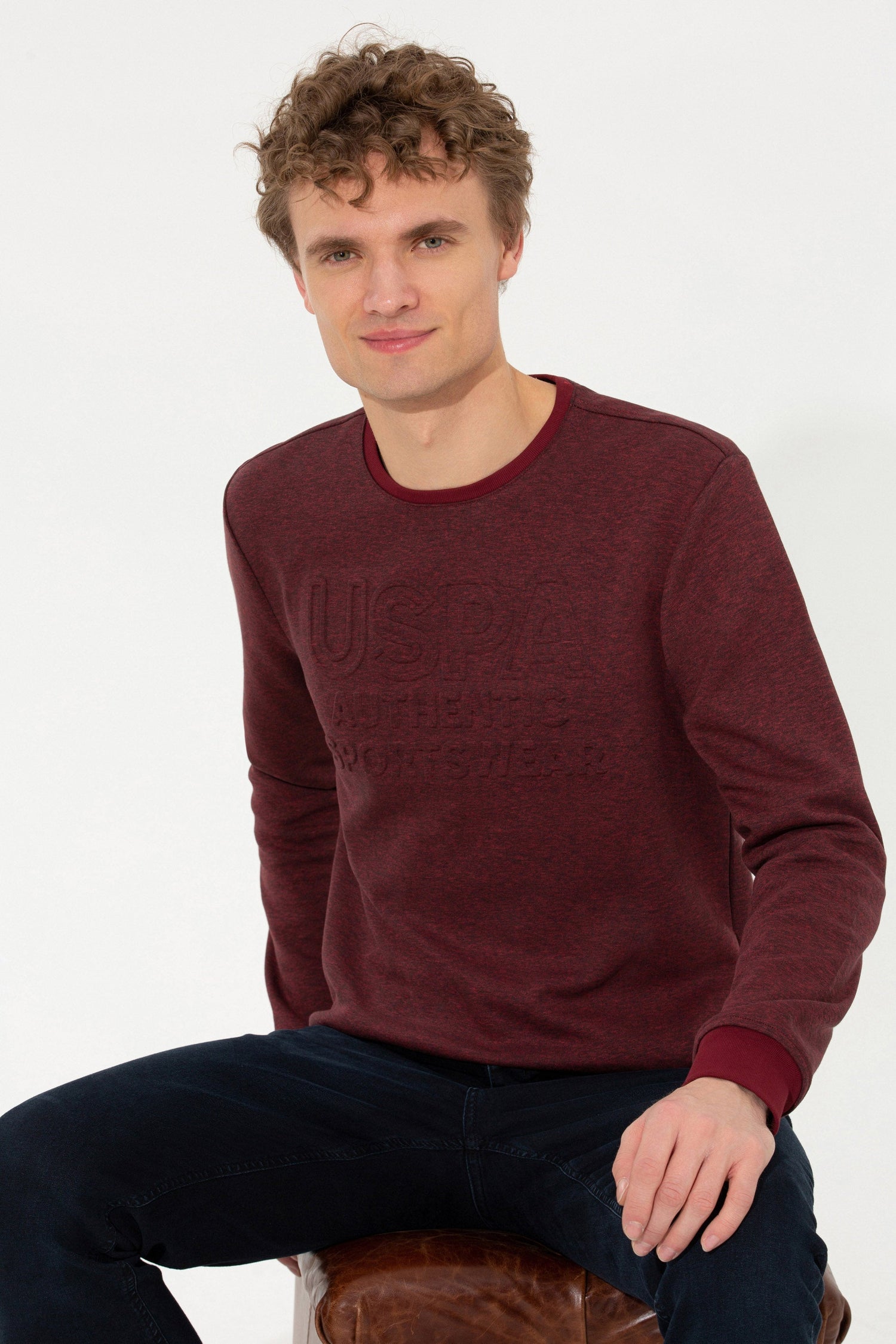Red Sweat Shirt U.S. Polo Assn.