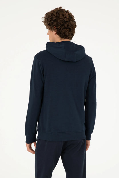 U.S. Polo Assn. Navy Men Navy Drawstring Hoodie SKU: G081SZ0820 1926894_VR033 Image 05