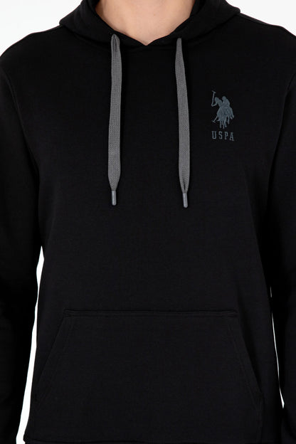 U.S. Polo Assn. Black Men Black Drawstring Hoodie SKU: G081SZ0820 1926894_VR046 Image 06