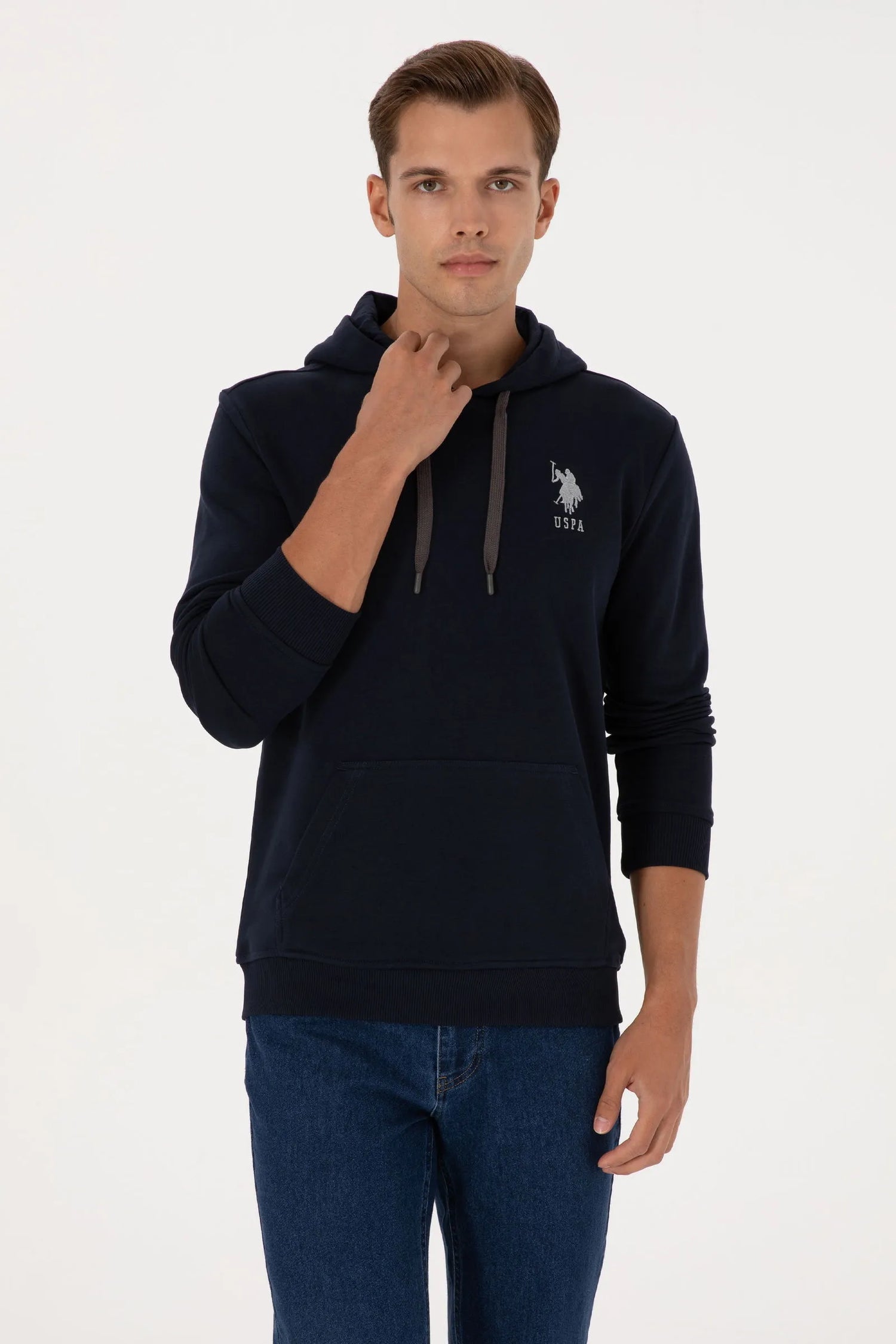U.S. Polo Assn._Navy_Navy Hoodie With Logo_G081SZ0820 2225794_VR033_01