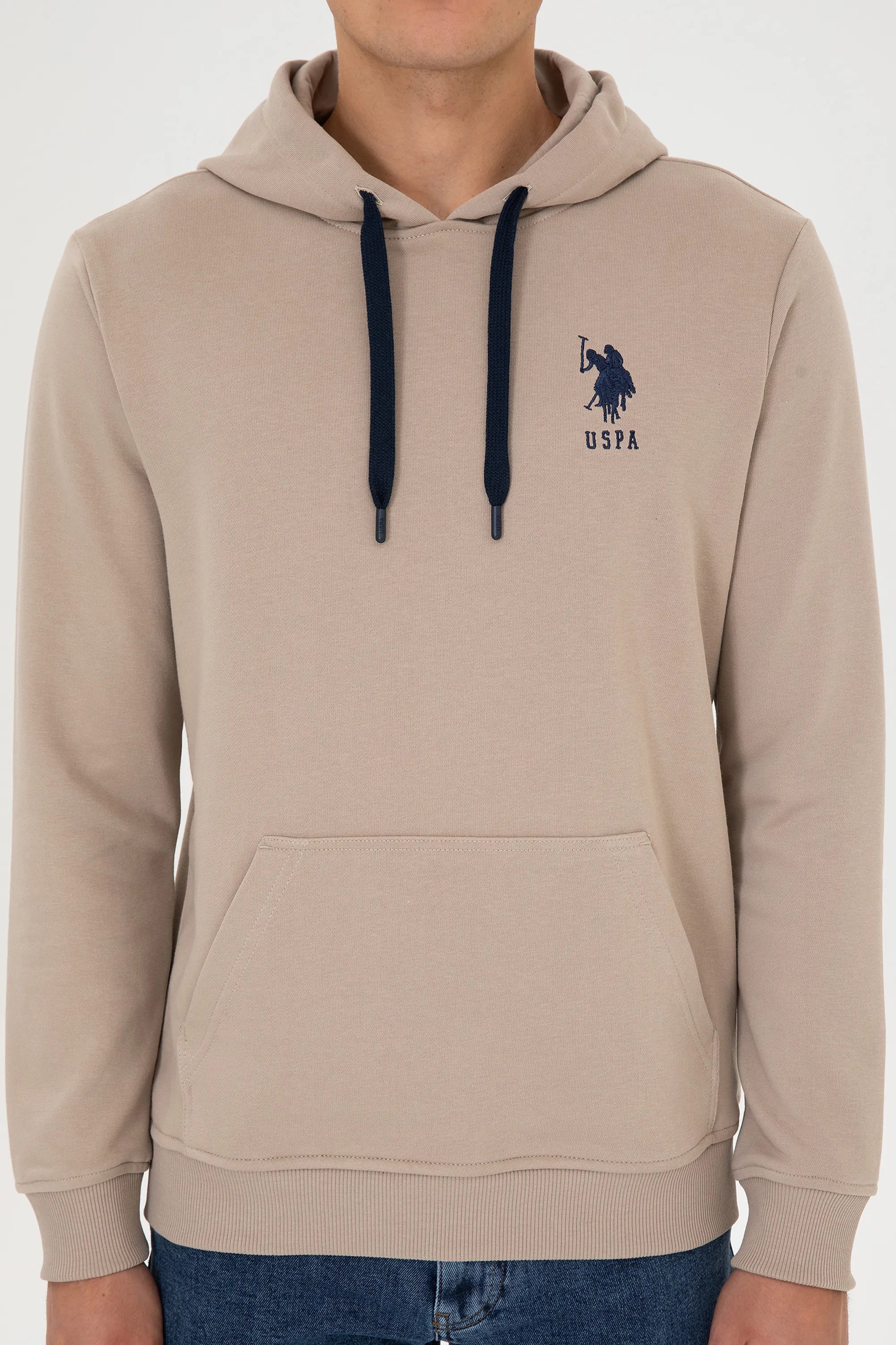 U.S. Polo Assn._Beige_Beige Hoodie_G081SZ0820 2225794_VR088_06