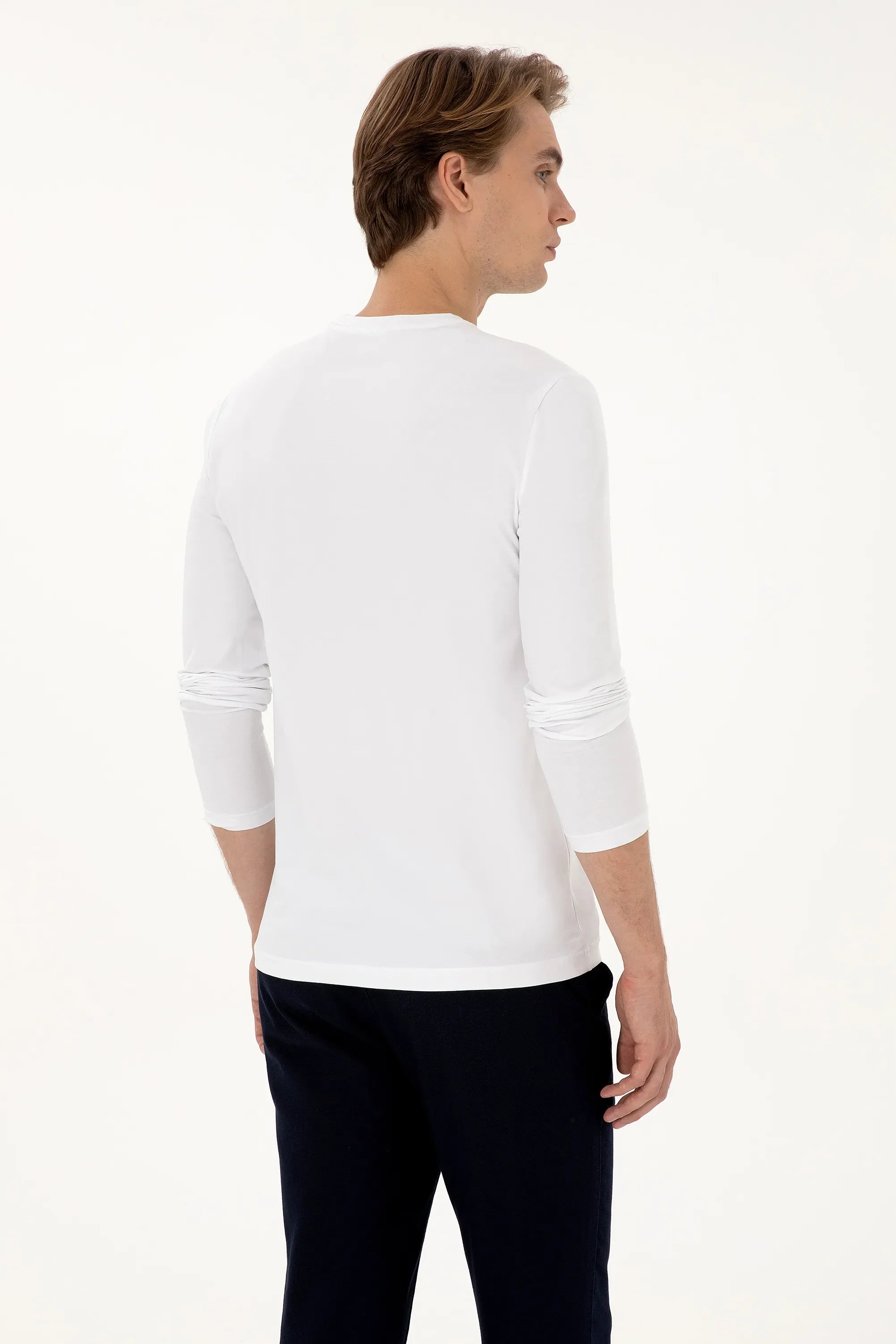 U.S. Polo Assn._White_White Sweat Shirt_G081SZ0820 2226386_VR013_05