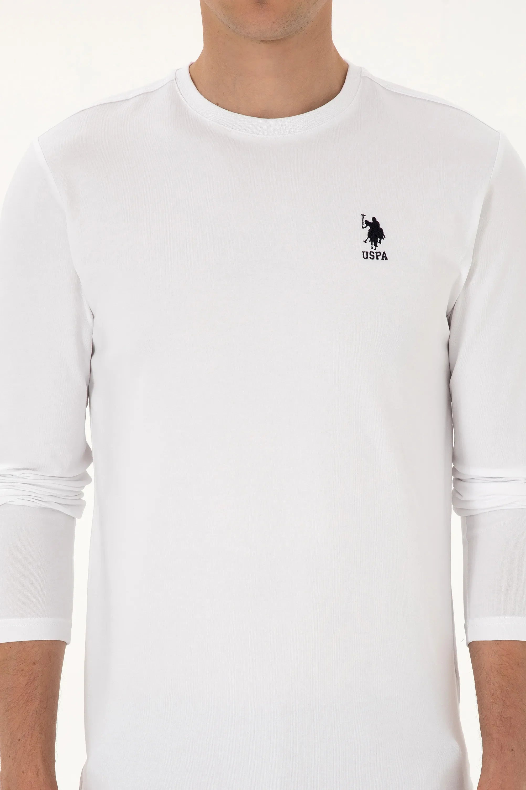 U.S. Polo Assn._White_White Sweat Shirt_G081SZ0820 2226386_VR013_06