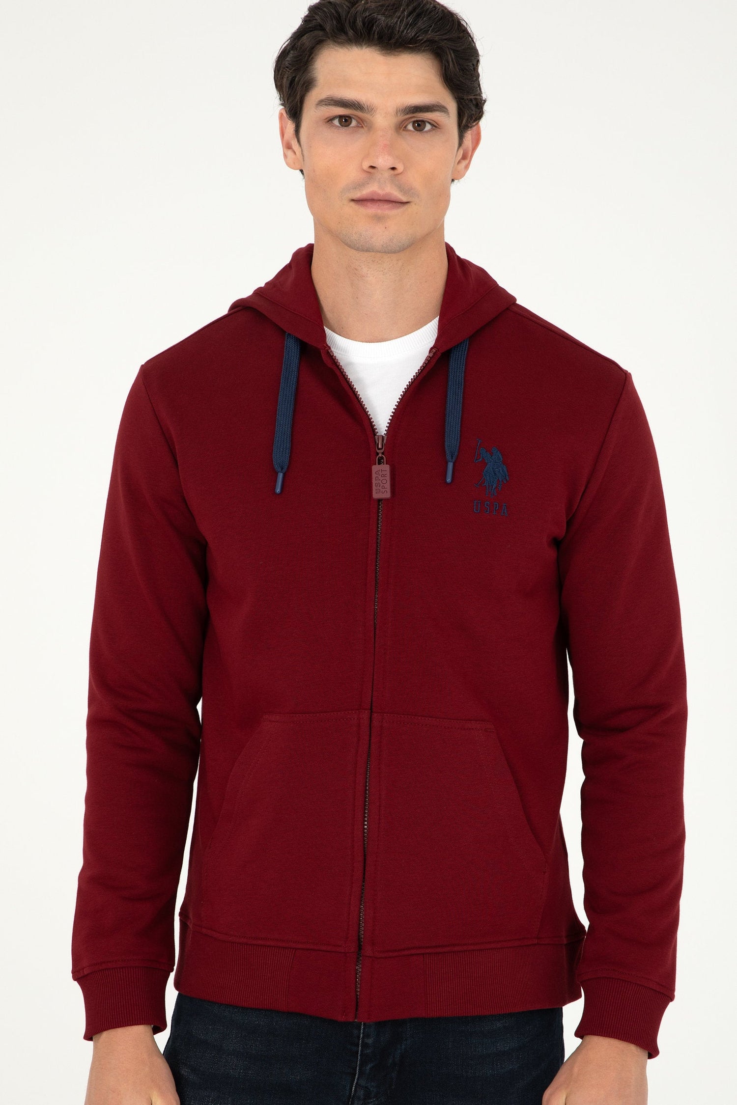 Red Zip Up Hoodie