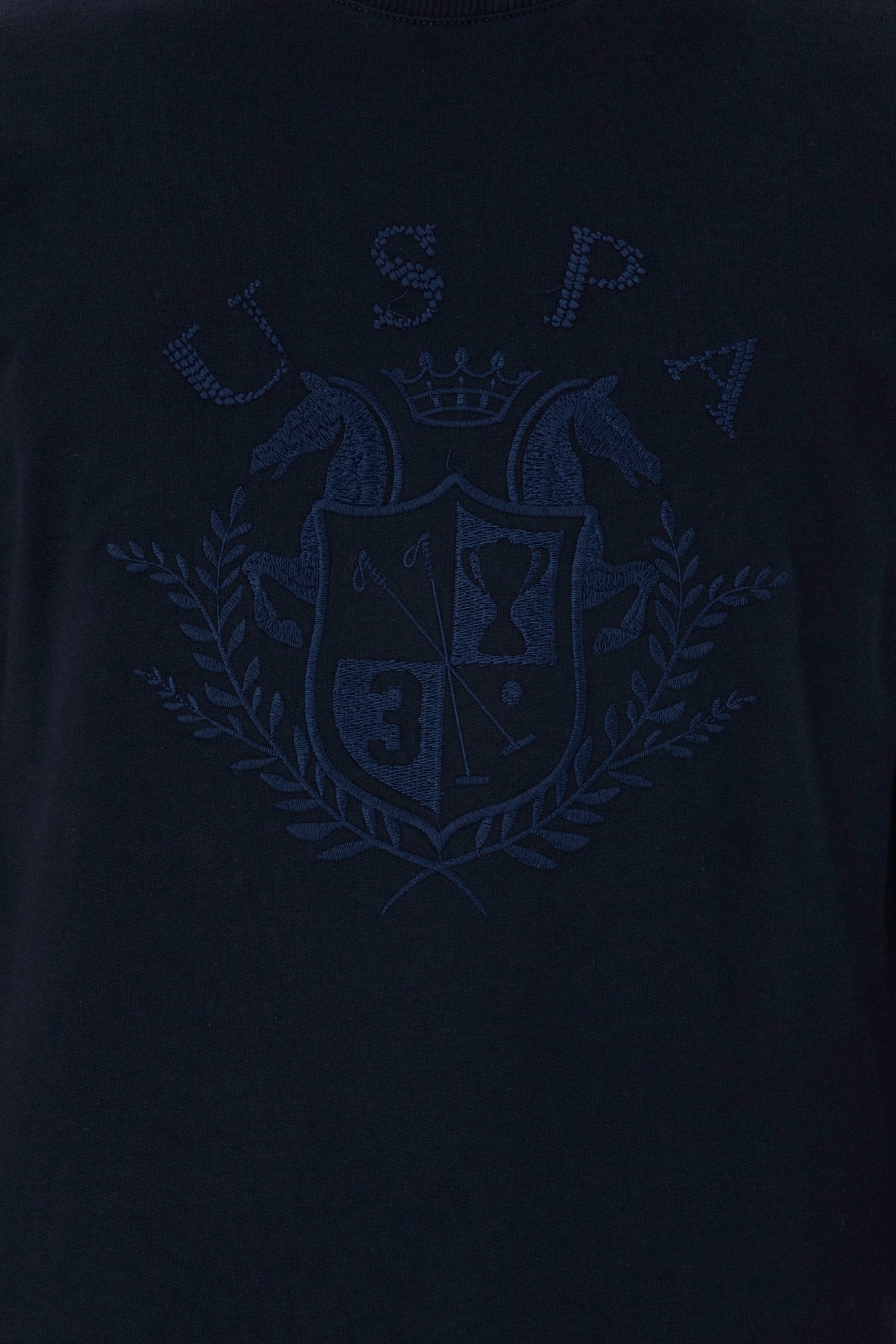 Blue Round Neck Pullover_G081SZ0820 1945650_VR033_06