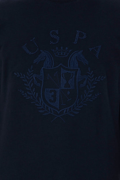 Blue Round Neck Pullover_G081SZ0820 1945650_VR033_06