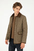 U.S. Polo Assn. Khaki Men Khaki Diamond Quilted Corduroy Collar Puffer Jacket SKU: G081SZ0MS0 1946176_VR027 Image 01