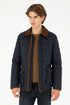U.S. Polo Assn. Navy Men Navy Diamond Quilted Contrast Trim Puffer Jacket SKU: G081SZ0MS0 1946176_VR033 Image 01