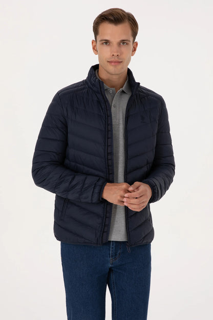 U.S. Polo Assn. Navy Men Navy Lightweight Padded Puffer Jacket SKU: G081SZ0MS0 2246446_VR033 Image 03