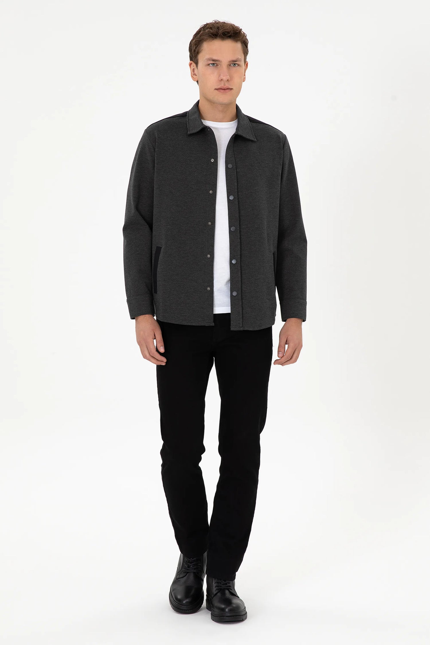 U.S. Polo Assn._Anthracite_Anthracite Knitting Shirt_G081SZ0OG0 2105533_VR006_04