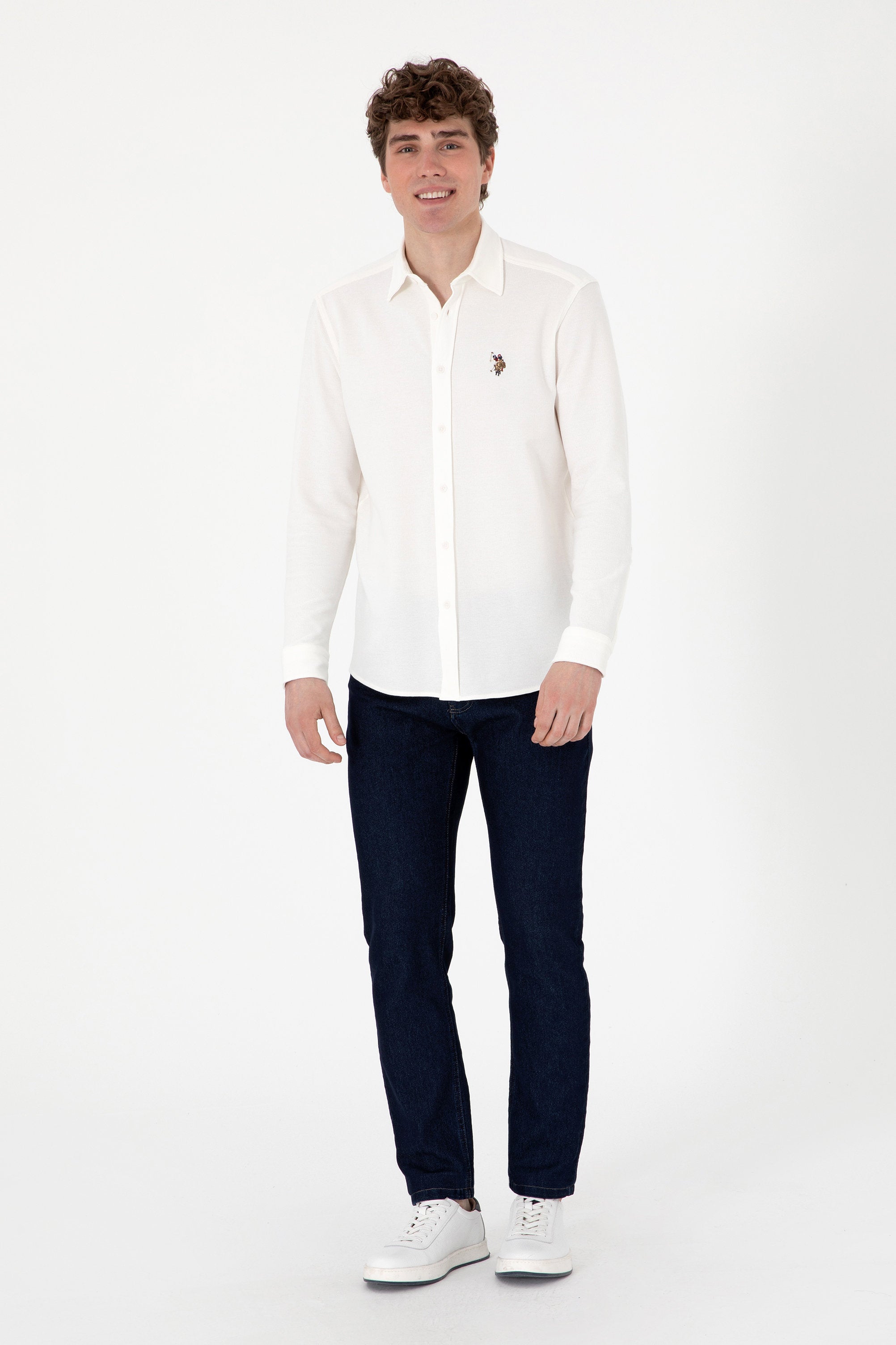 U.S. Polo Assn._White Knitting Shirt_G081SZ0OG0 2107809_VR013_04