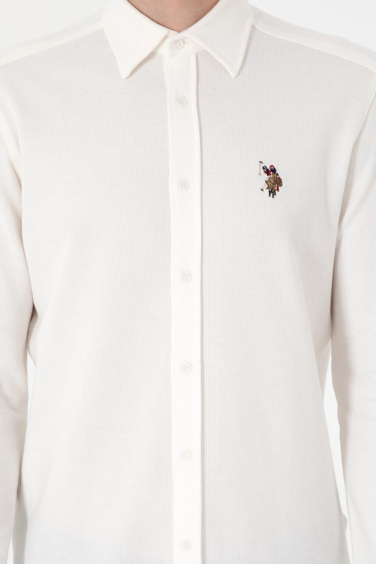 U.S. Polo Assn. White Men White Knitting Shirt SKU: G081SZ0OG0 2107809_VR013 Image 06