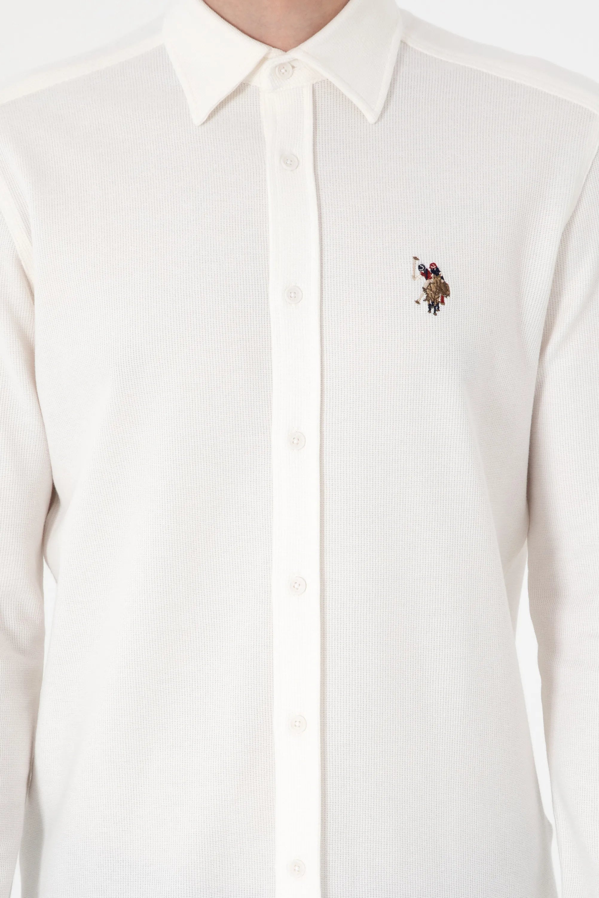 U.S. Polo Assn. White Men White Knitting Shirt SKU: G081SZ0OG0 2107809_VR013 Image 06