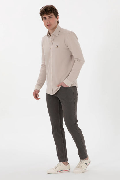 U.S. Polo Assn. Stone Men Stone Knitting Shirt SKU: G081SZ0OG0 2107809_VR049 Image 04