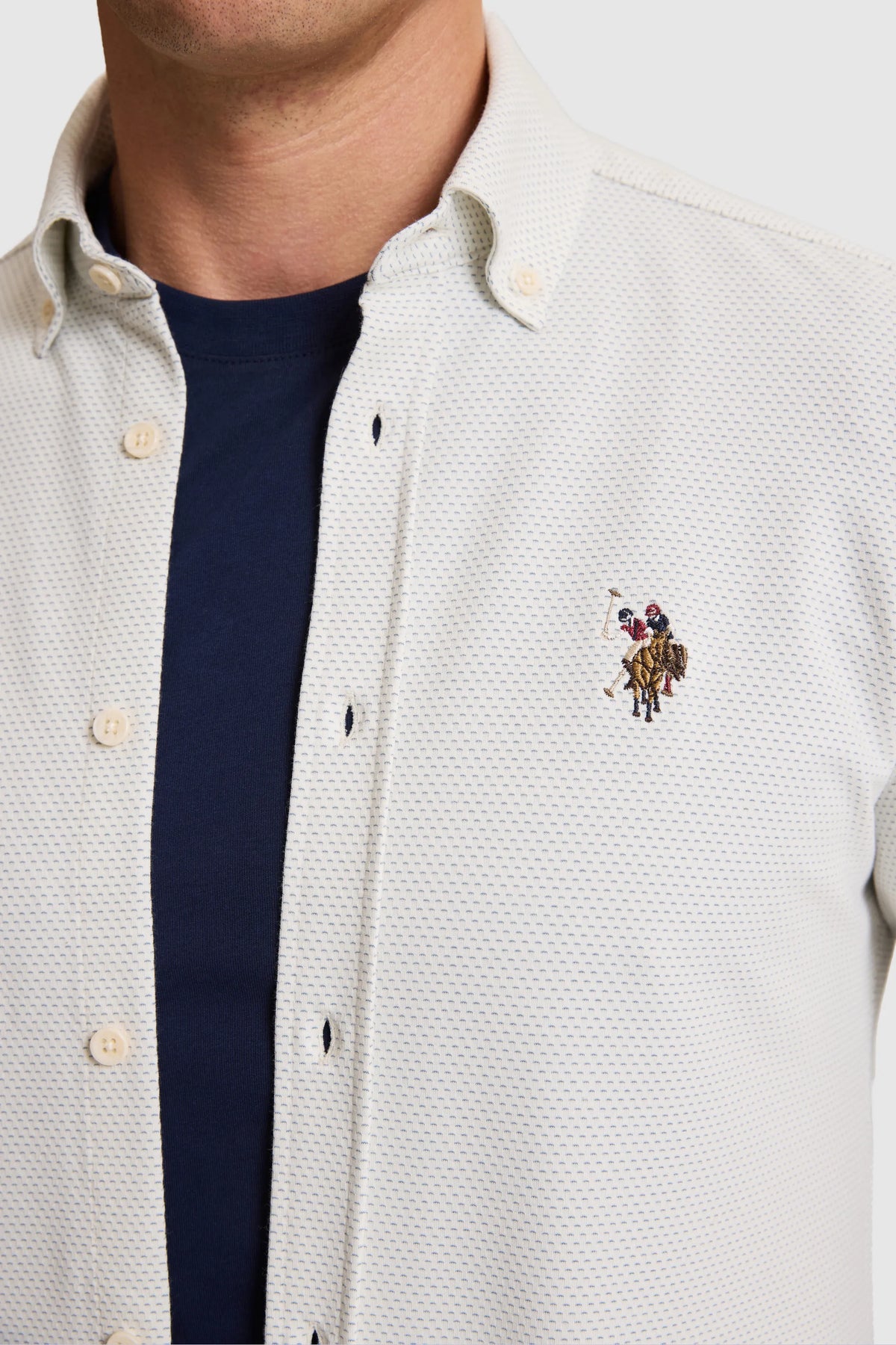 U.S. Polo Assn. Pearl Men Pearl Long Sleeve Corduroy Overshirt Shirt SKU: G081SZ0OG0 PU-11219_VR256 Image 06