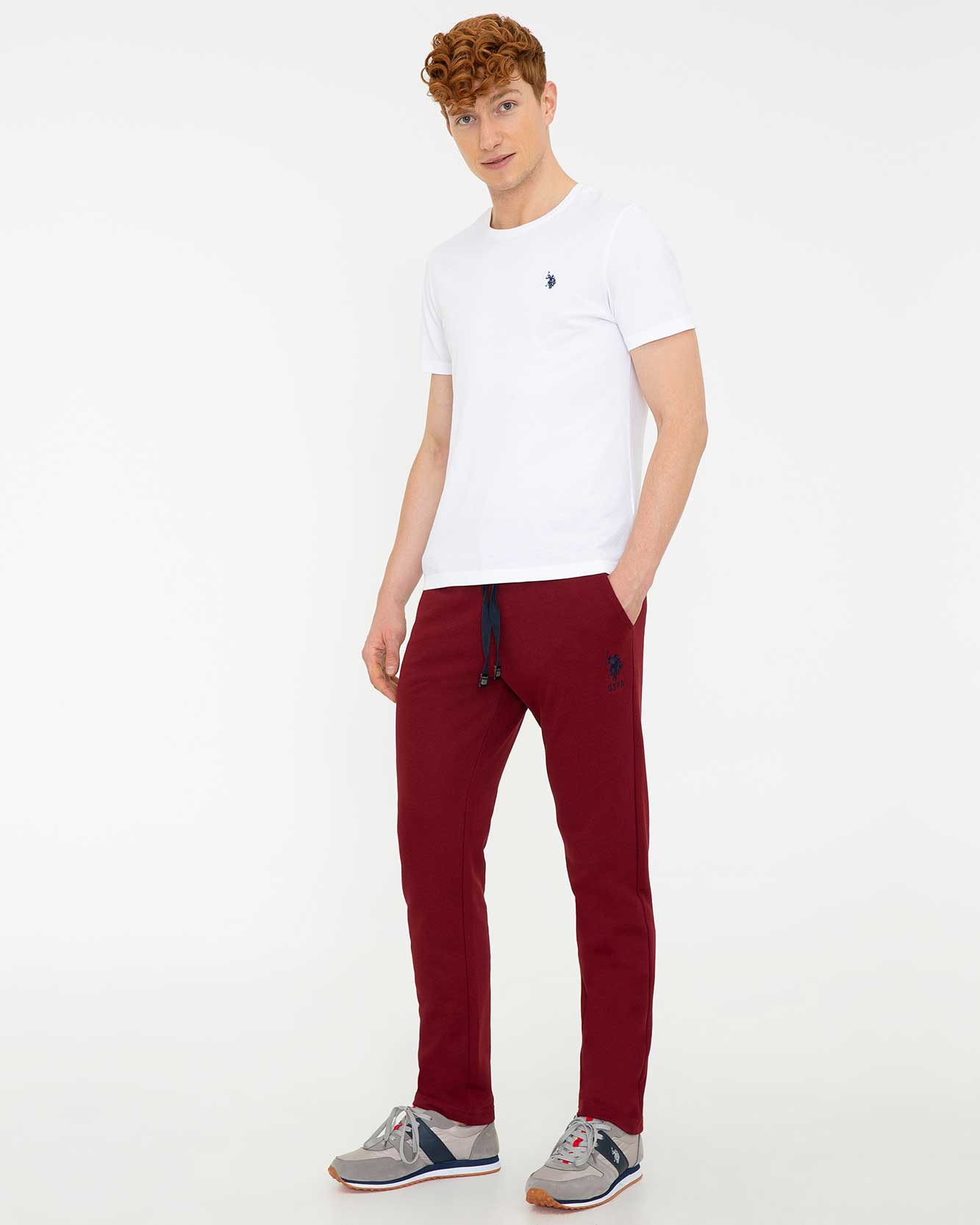 Red Knitting Trouser U.S. Polo Assn.