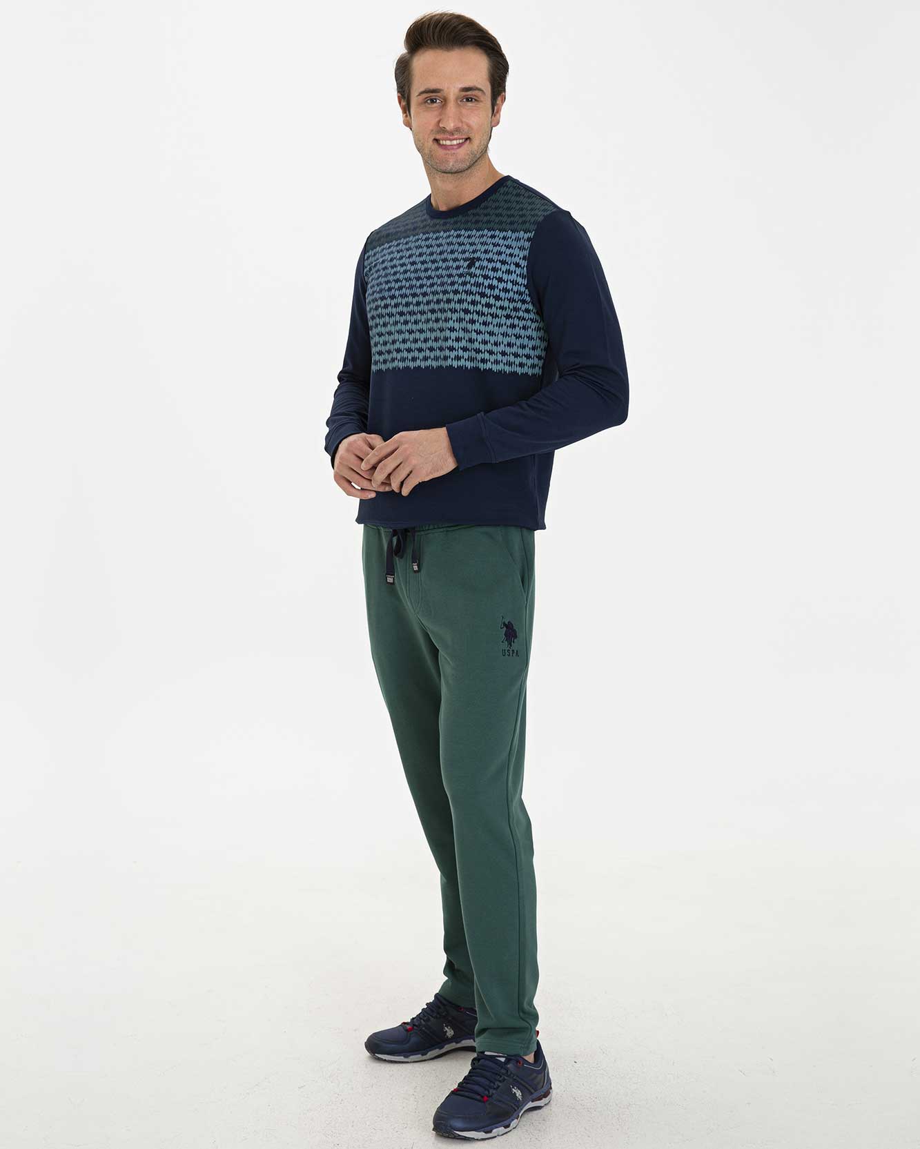 Green Knitting Trouser U.S. Polo Assn.