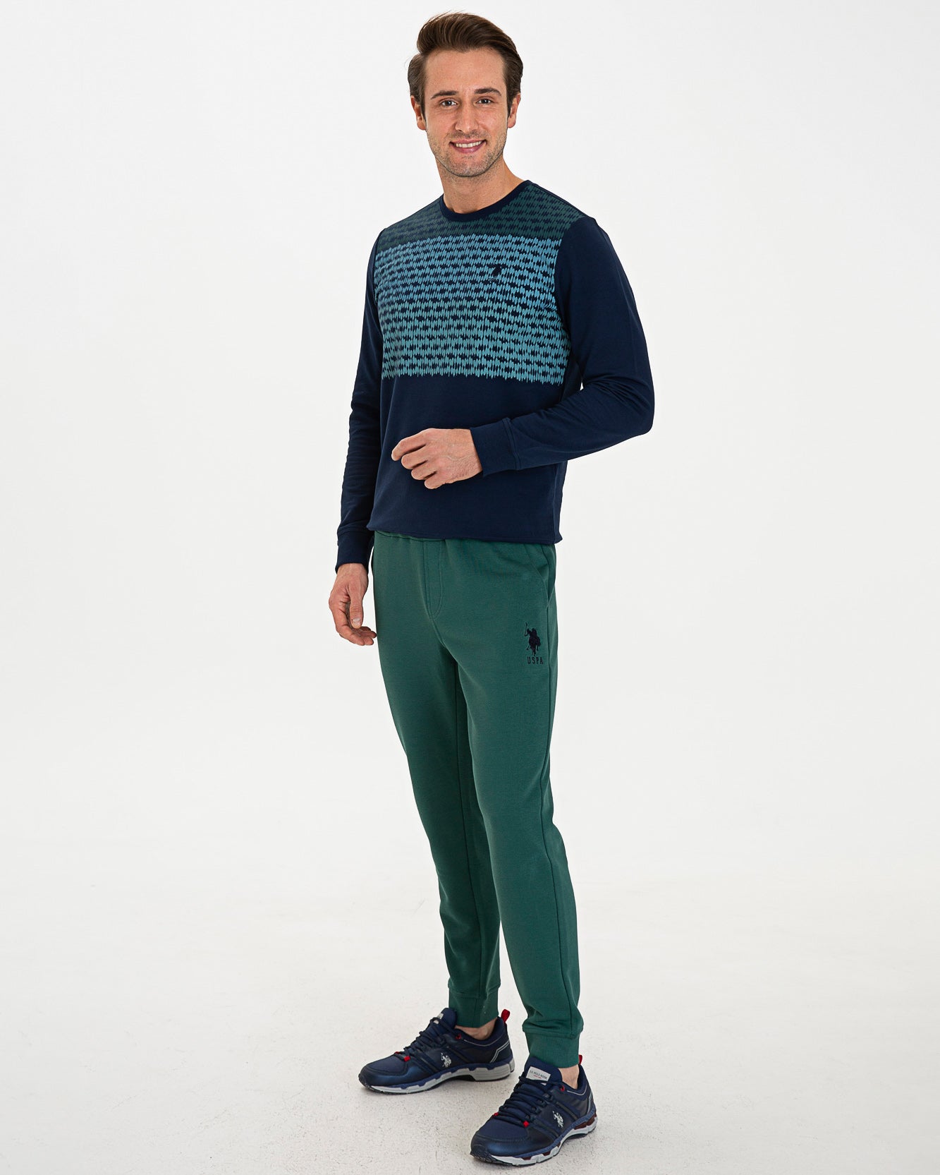 Green Knitting Trouser U.S. Polo Assn.