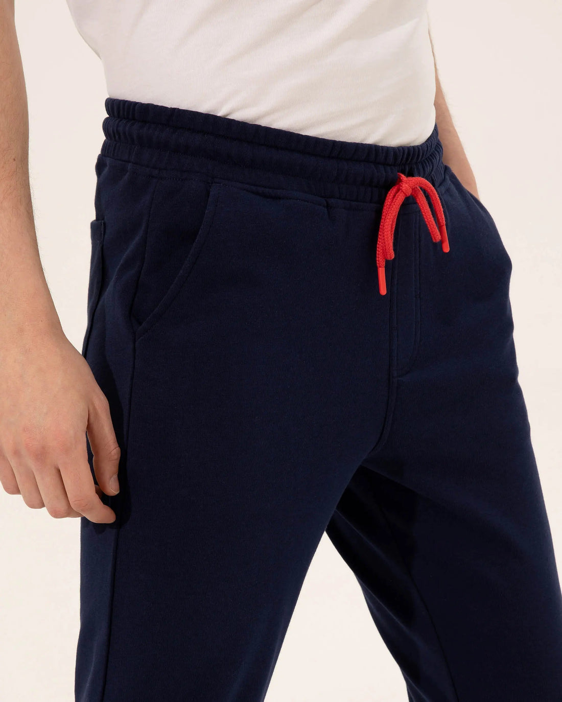 Dark Blue Knitting Trouser - BEVAVA