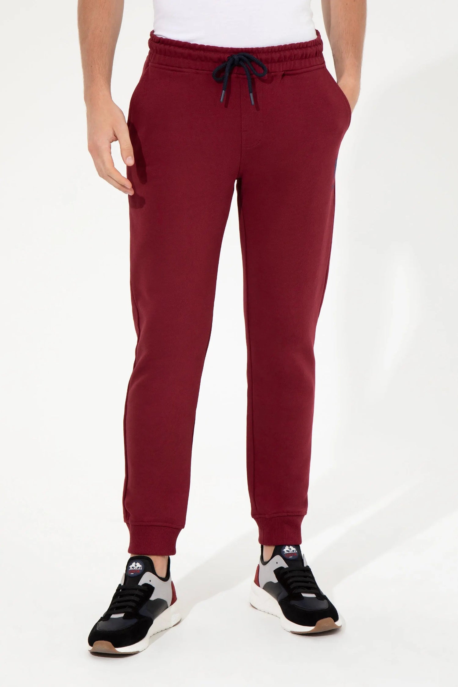 Red Knitting Trouser - BEVAVA