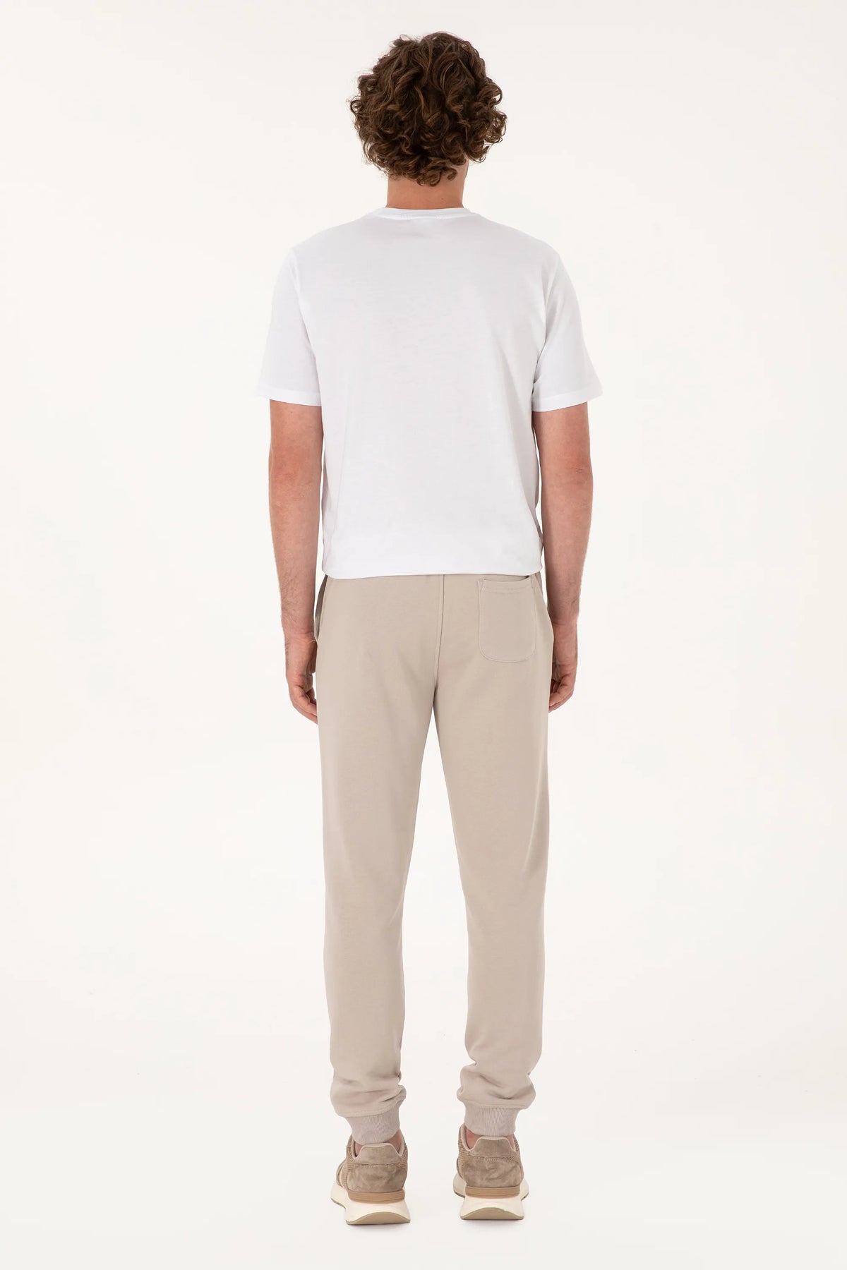 U.S. Polo Assn. Stone Men Stone Cuffed Jersey Sweatpants SKU: G081SZ0OP0 2225511_VR049 Image 04