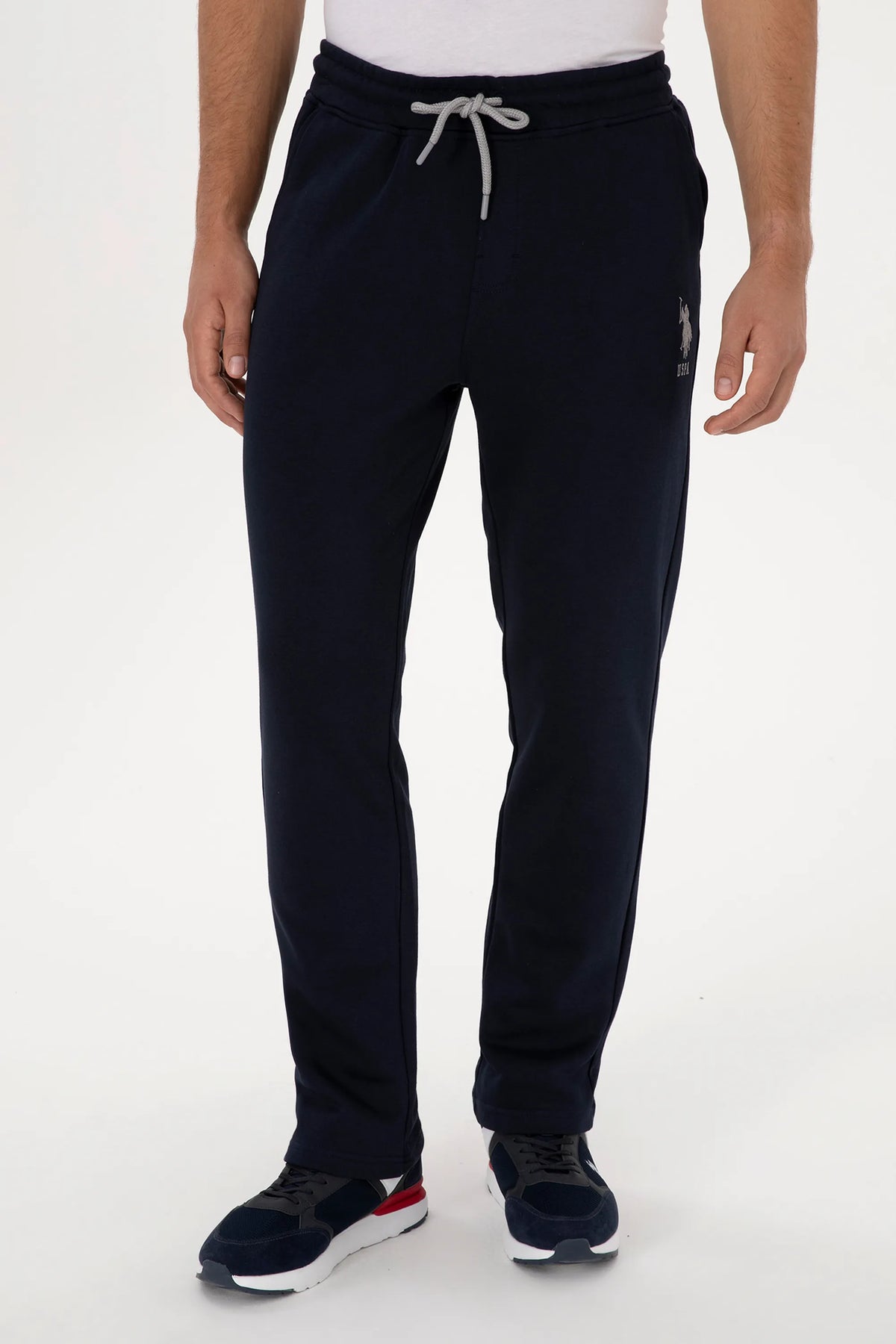 U.S. Polo Assn. Navy Men Navy Straight Leg Jersey Sweatpants SKU: G081SZ0OP0 2225561_VR033 Image 02