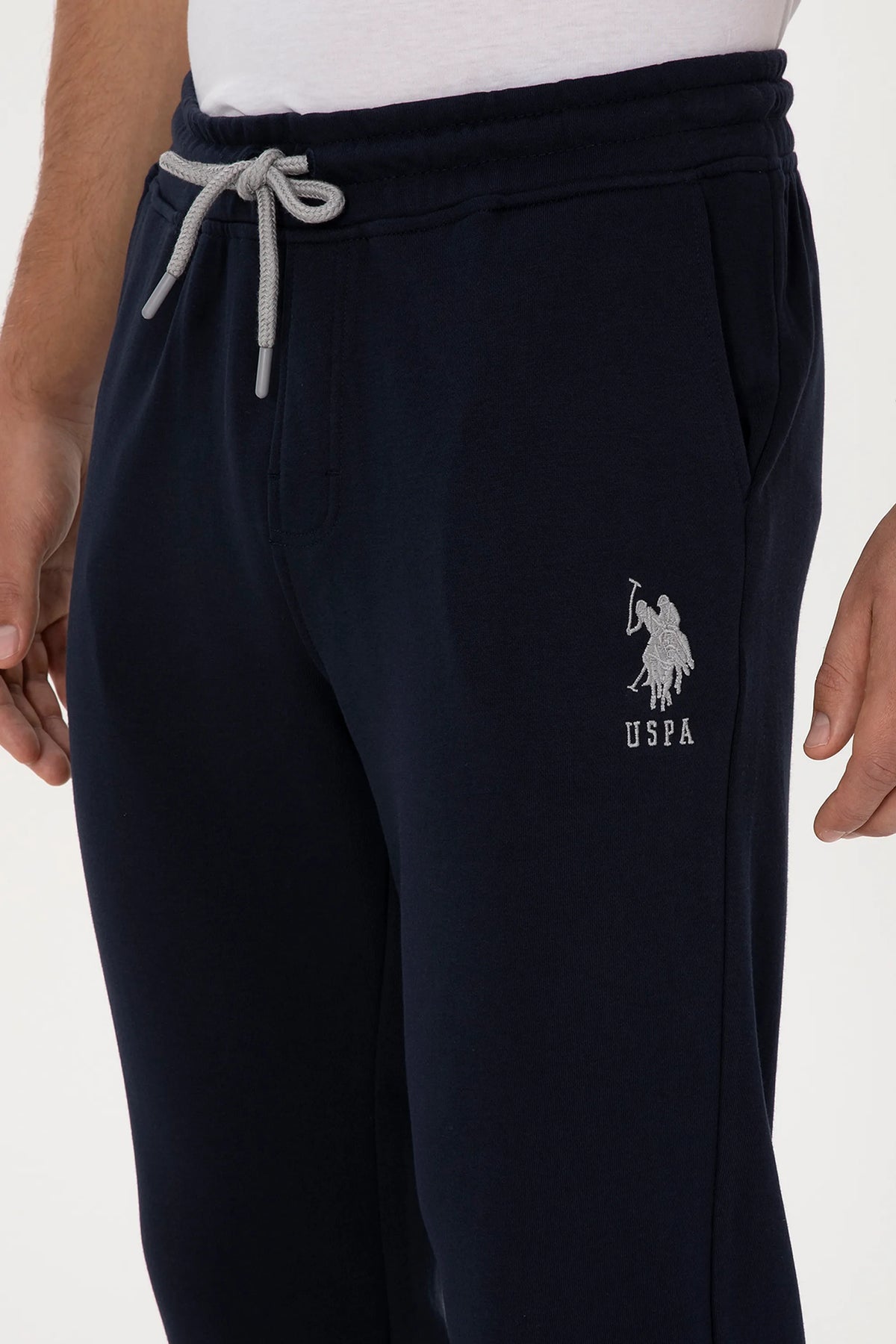 U.S. Polo Assn. Navy Men Navy Straight Leg Jersey Sweatpants SKU: G081SZ0OP0 2225561_VR033 Image 05
