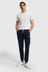 U.S. Polo Assn. Navy Men Navy Cuffed Drawstring Sweatpants SKU: G081SZ0OP0 PU-8760_VR033 Image 01