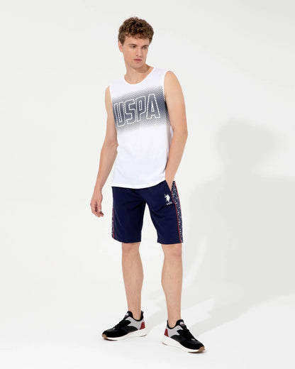Dark Blue Knitted Shorts - BEVAVA
