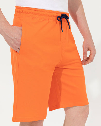 Orange Knitted Shorts U.S. Polo Assn.