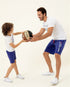 Blue Knitted Shorts - BEVAVA