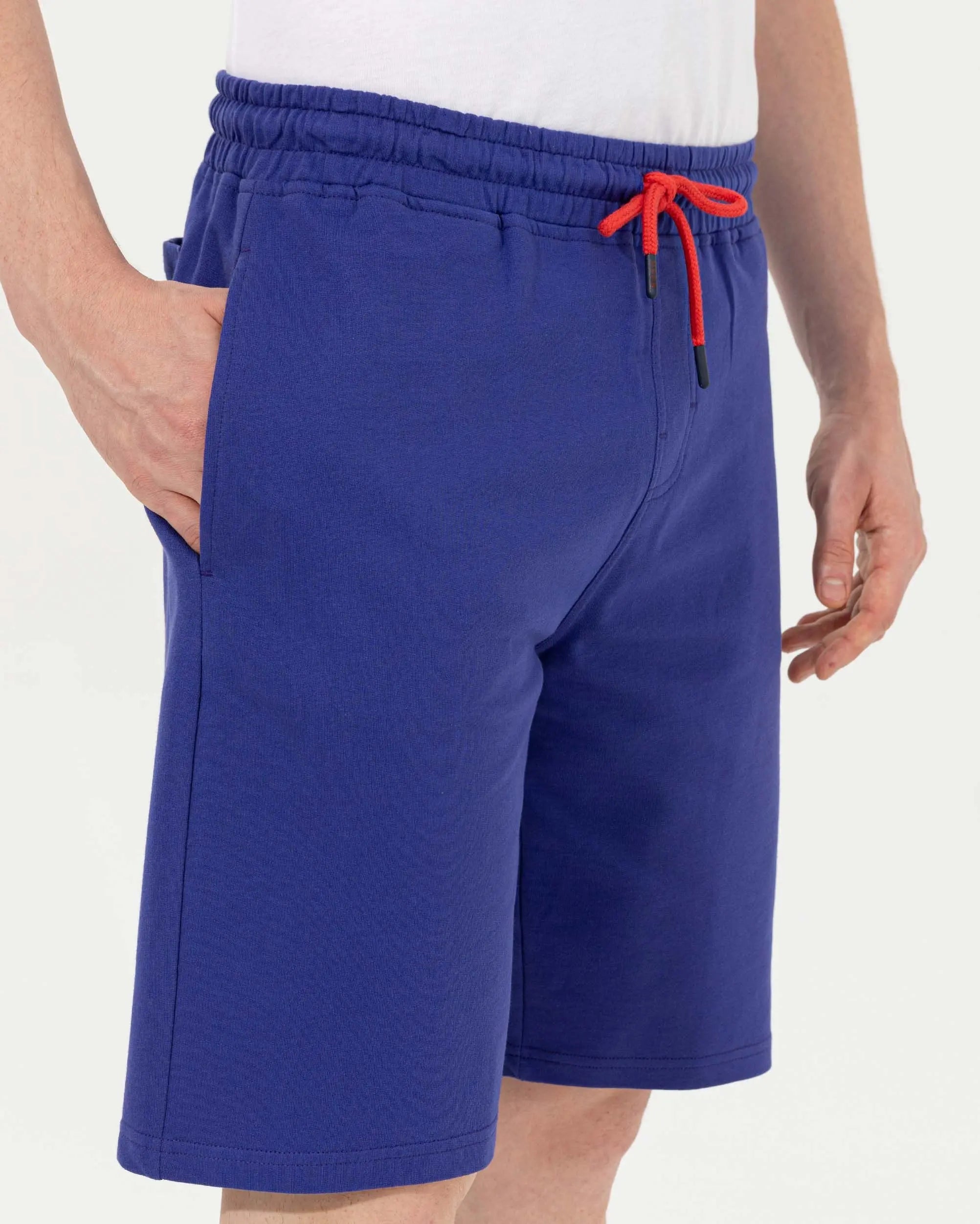 Blue Knitted Shorts - BEVAVA