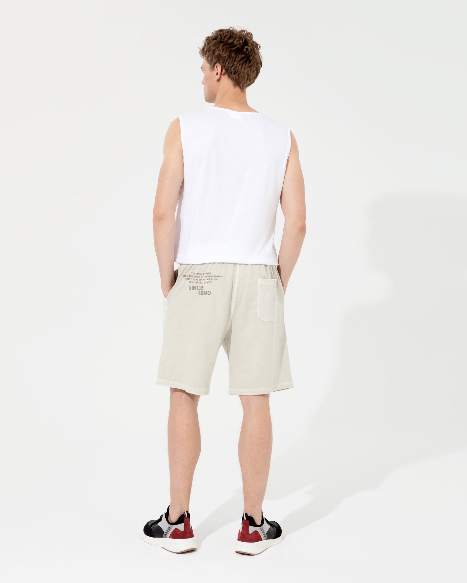 Beige Knitted Shorts U.S. Polo Assn.
