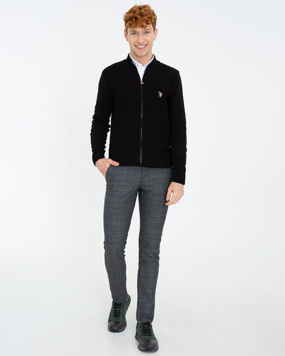 Black Knitting Cardigan U.S. Polo Assn.