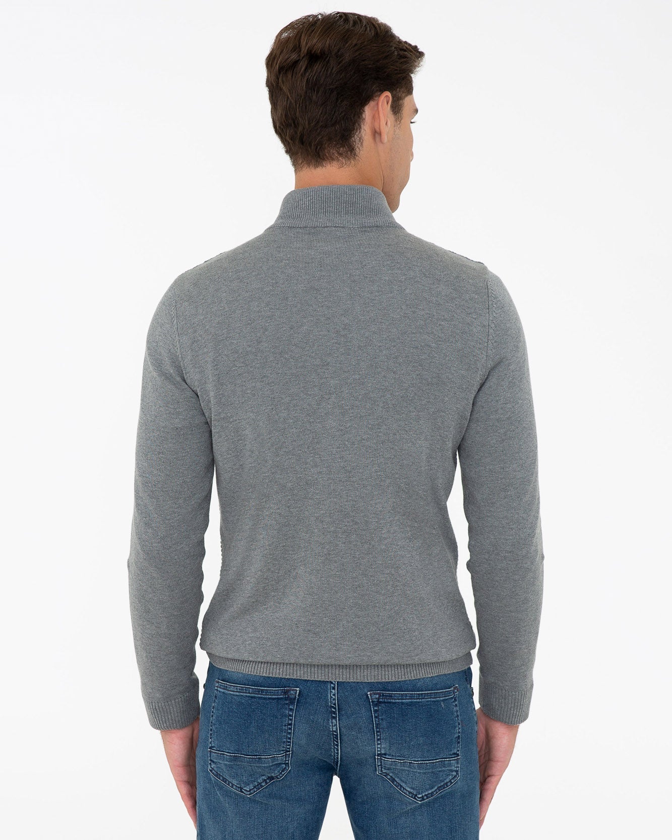 Light Grey Knitting Cardigan U.S. Polo Assn.