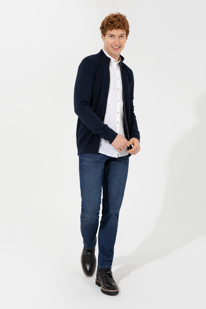 Dark Blue Knitting Cardigan U.S. Polo Assn.