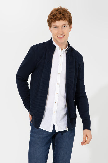 Dark Blue Knitting Cardigan U.S. Polo Assn.
