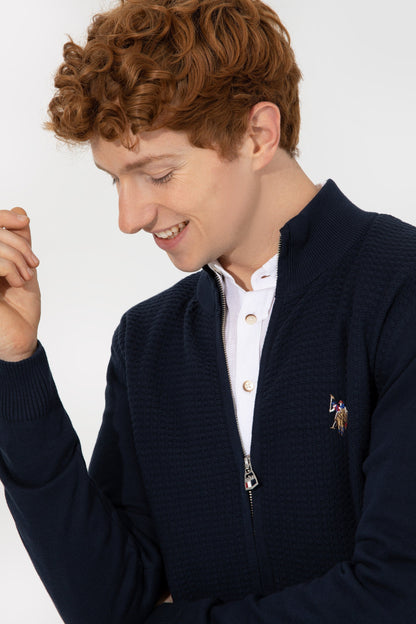 Dark Blue Knitting Cardigan U.S. Polo Assn.