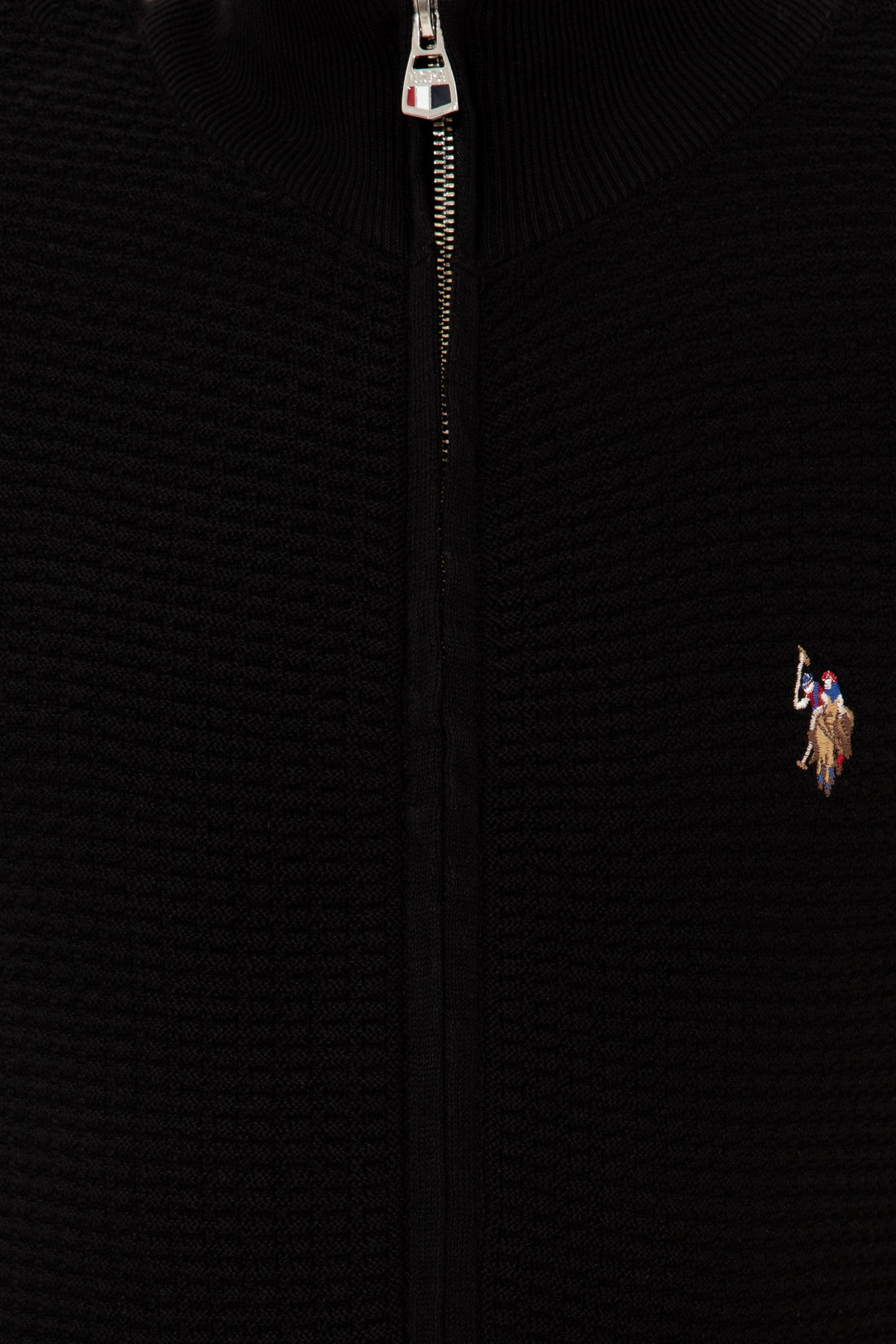 Black Knitting Cardigan U.S. Polo Assn.