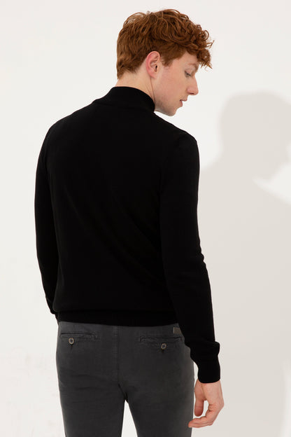 Black Knitting Cardigan U.S. Polo Assn.