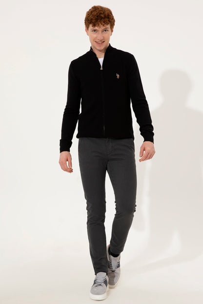 Black Knitting Cardigan U.S. Polo Assn.