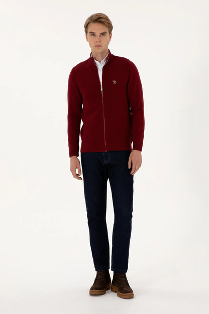 U.S. Polo Assn._Bordeaux_Bordeaux Knitting Cardigan_G081SZ0TH0 2227188_VR014_04