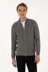 U.S. Polo Assn._Grey Melange_Grey Melange Knitting Cardigan_G081SZ0TH0 2227188_VR086_01