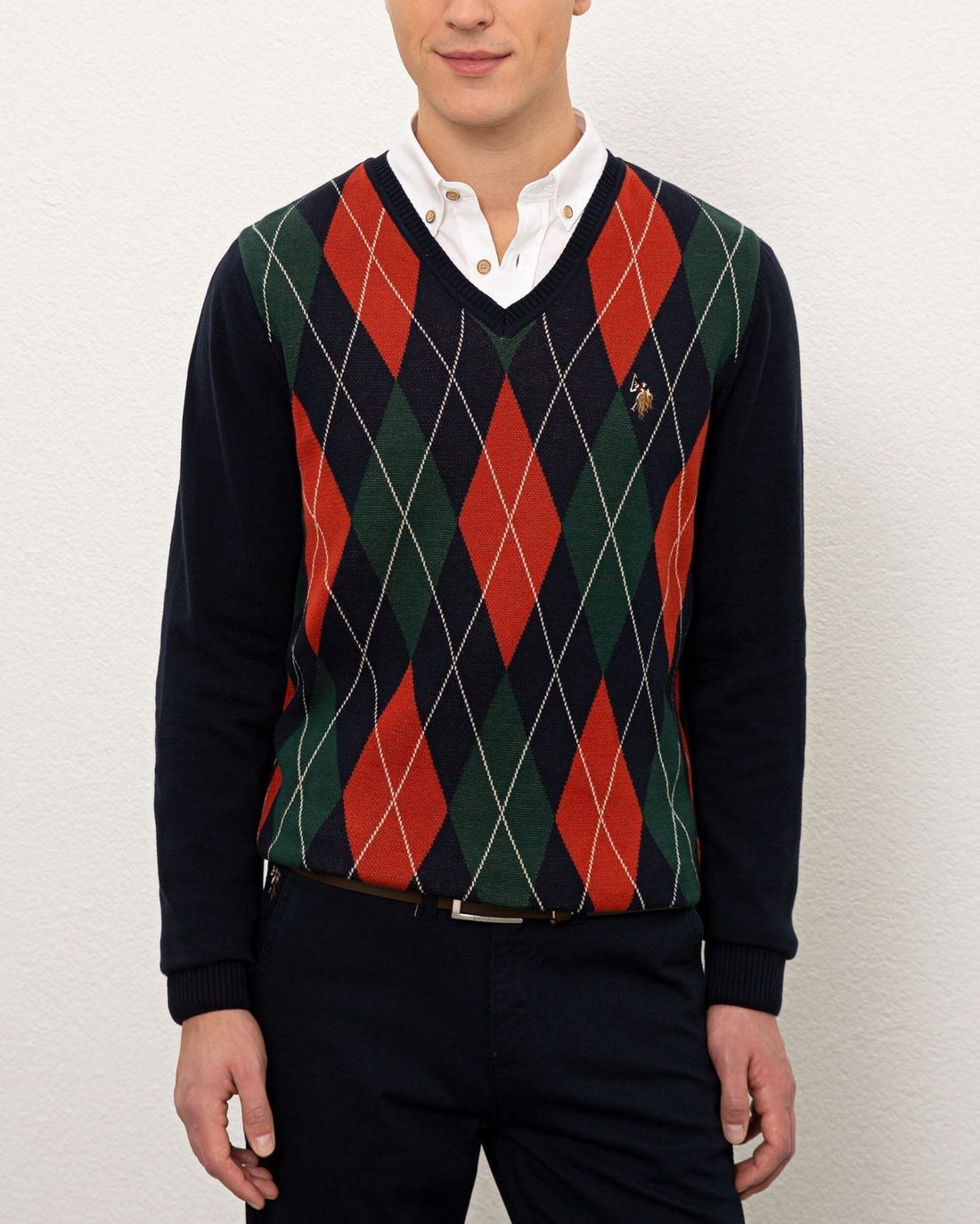 Dark Blue Knitting Jumper U.S. Polo Assn.