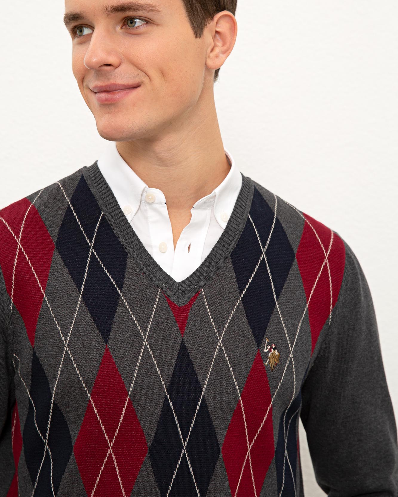 Dark Grey Knitting Jumper U.S. Polo Assn.