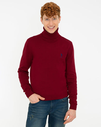 Red Knitting Jumper U.S. Polo Assn.