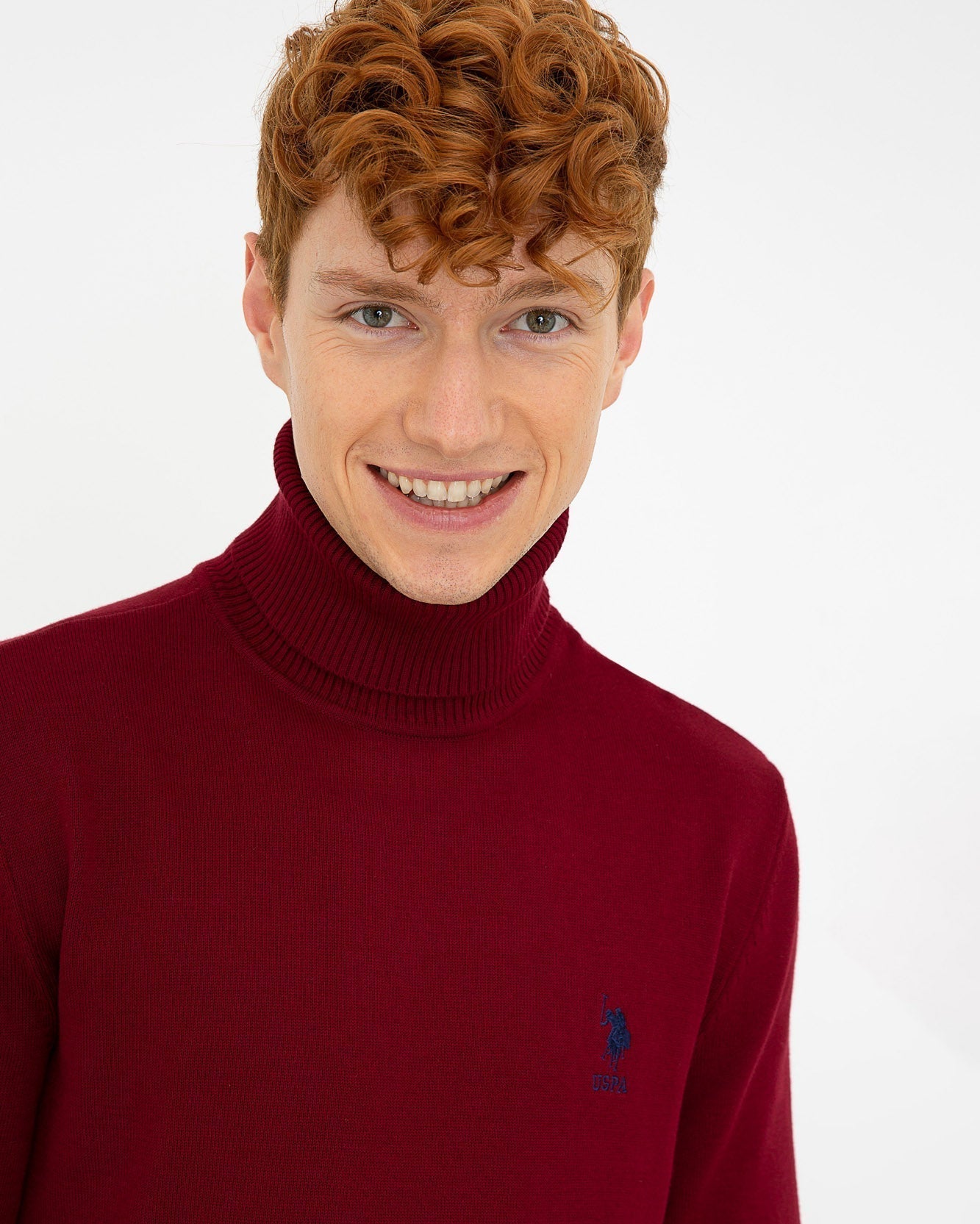 Red Knitting Jumper U.S. Polo Assn.