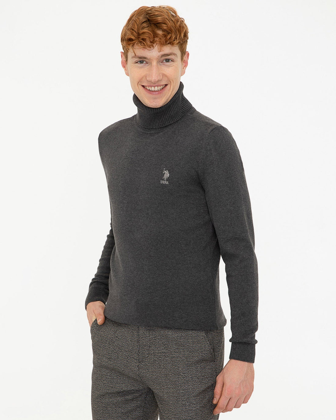 Dark Grey Knitting Jumper U.S. Polo Assn.