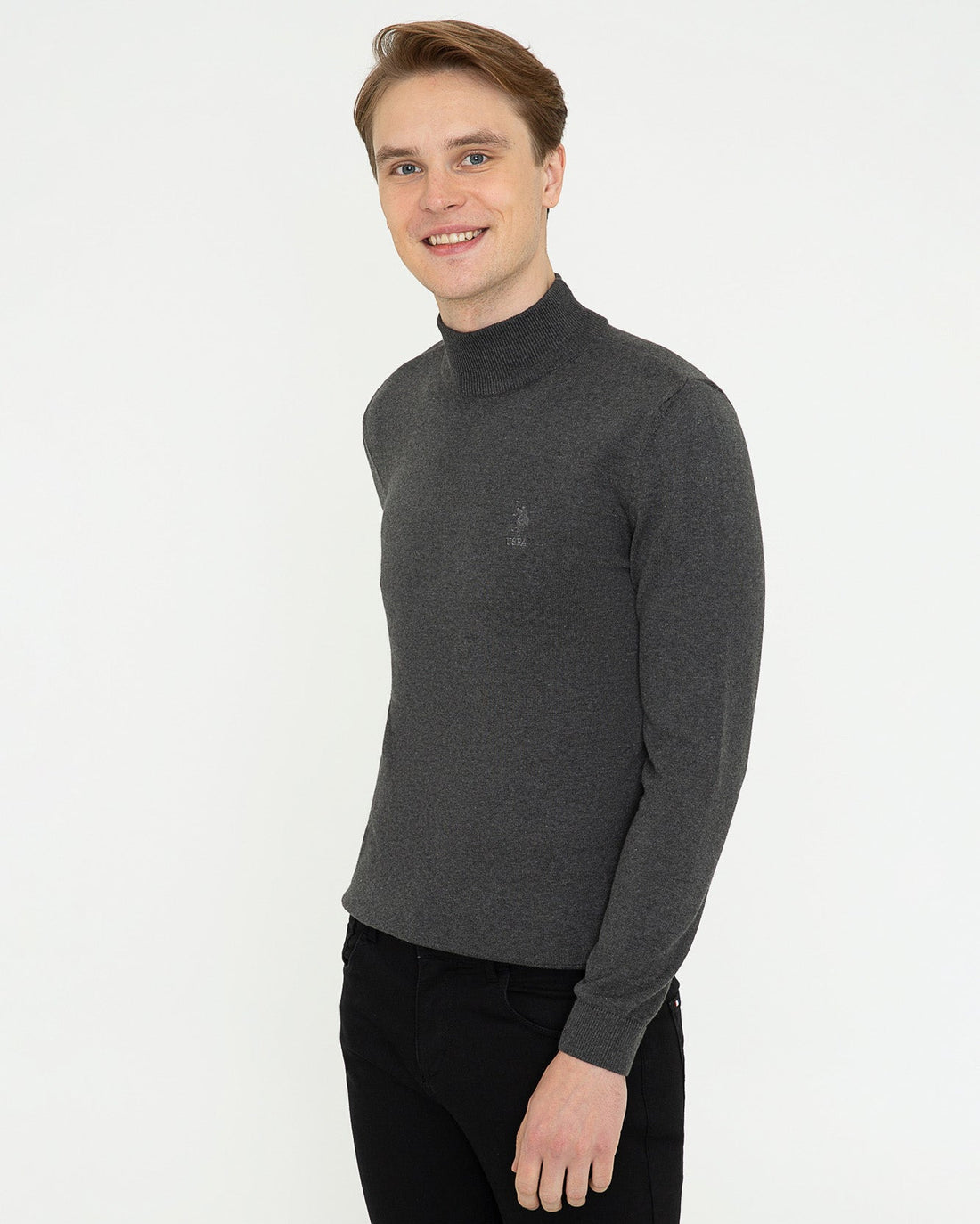 Dark Grey Knitting Jumper U.S. Polo Assn.